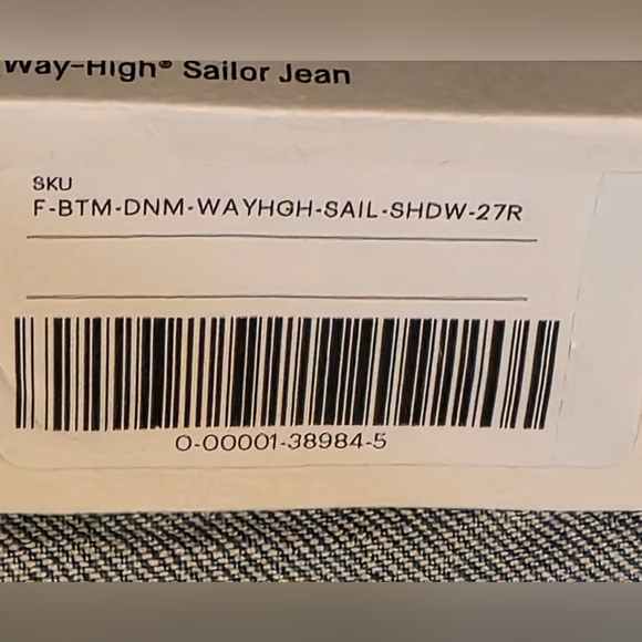 Everlane The Way High Sailor Denim Jean Size 27 NWT - Picture 7 of 9